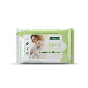 Babyverzorgingsdoekjes voor een gevoelige huid met 100% plantaardige vezels hypoallergeen 
