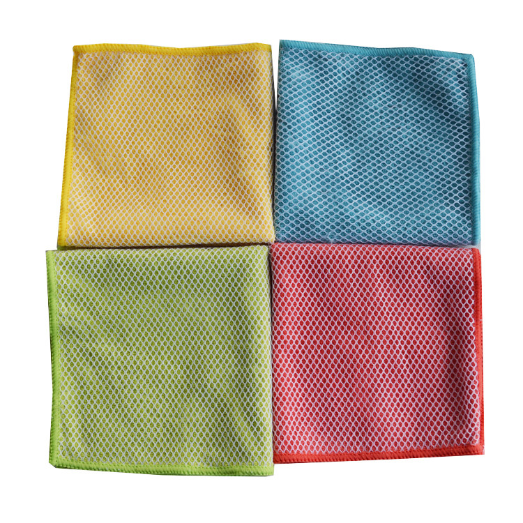 Malla de nailon para fregar, pa&ntilde;o de cocina de microfibra, toalla limpia para cocina